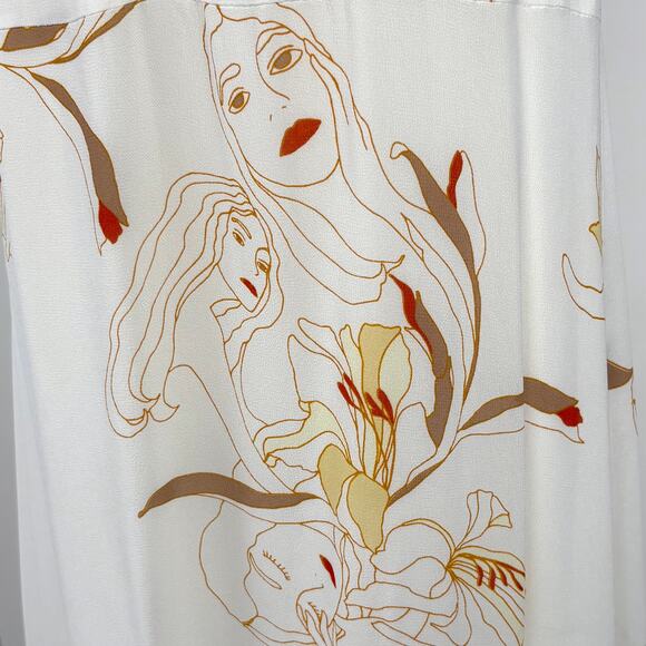 Aritzia Little Moon Akila Dress Size Large Feminine Art Slip Romantic Neutral - Picture 5 of 16